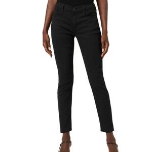HUDSON NATALIE Jeans Black Super Skinny Leg Mid Rise Women’s Size 30